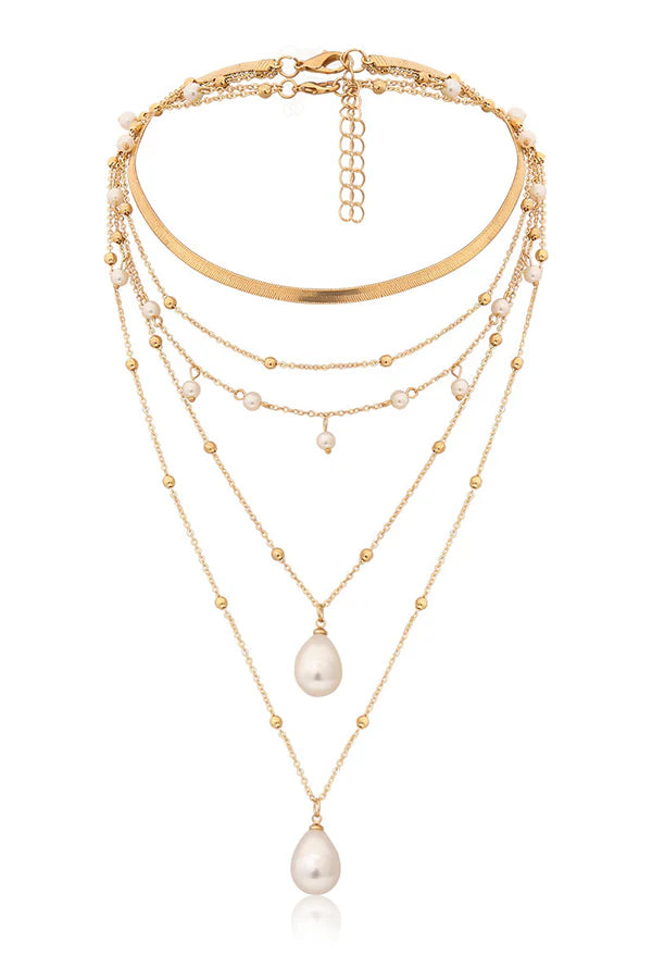 COLLAR VINTAGE DE PERLAS