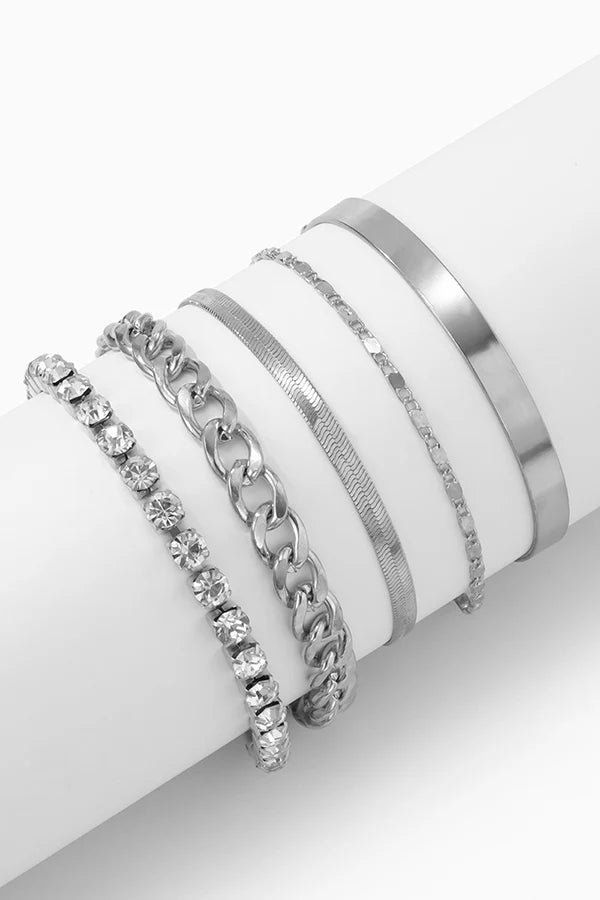 CONJUNTO DE PULSERAS DE DIAMANTES