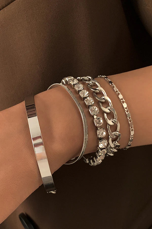 CONJUNTO DE PULSERAS DE DIAMANTES