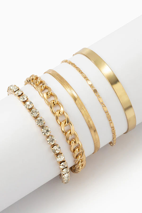 CONJUNTO DE PULSERAS DE DIAMANTES