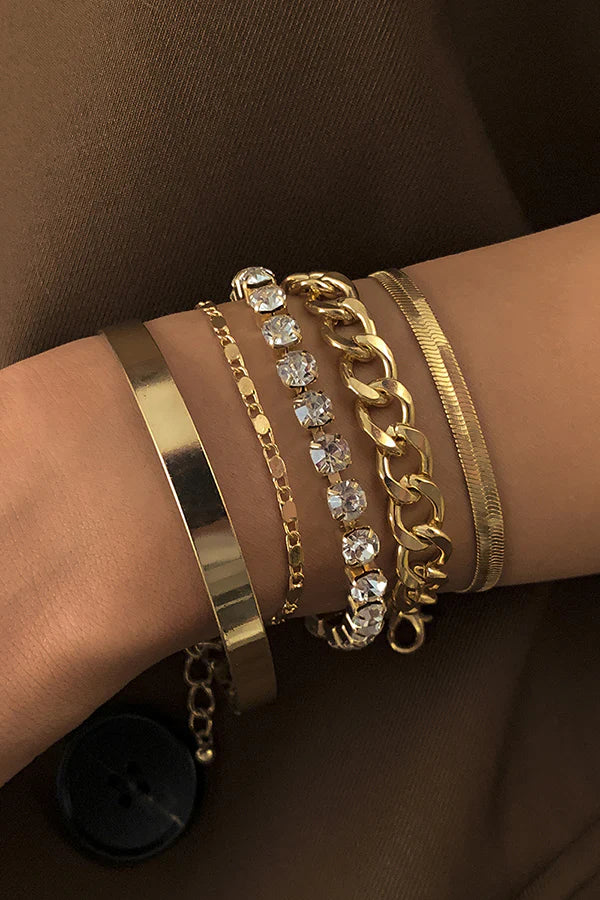 CONJUNTO DE PULSERAS DE DIAMANTES
