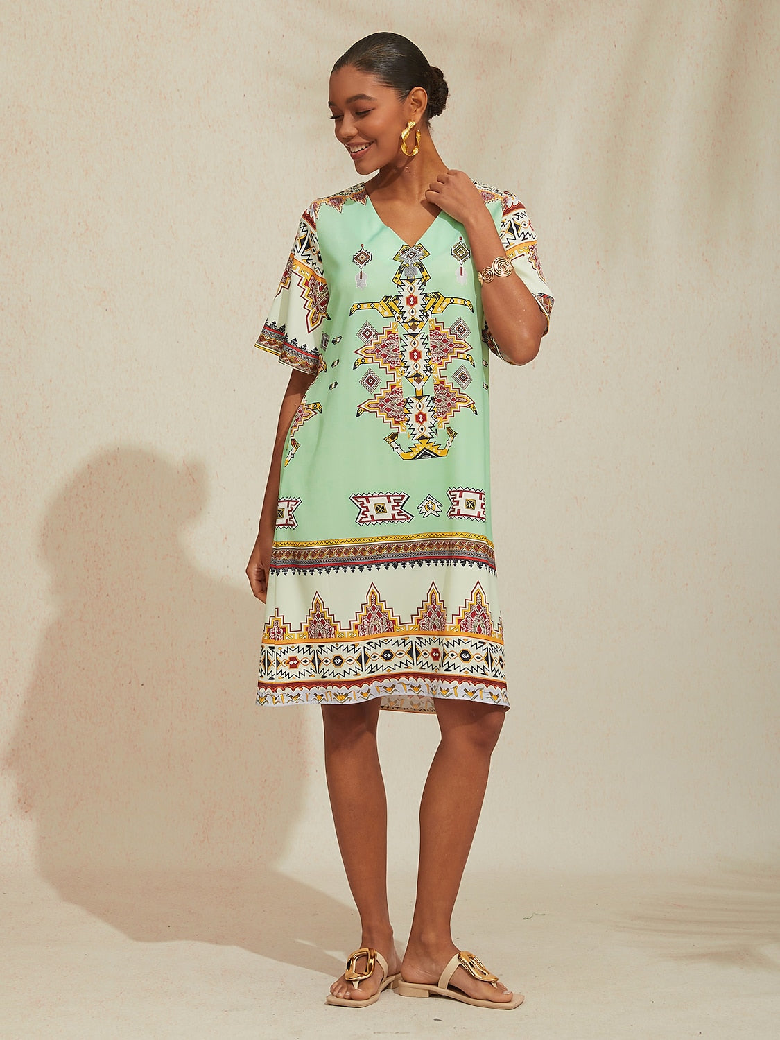 VESTIDO AURA VINTAGE PERFECTO PARA VACACIONAR