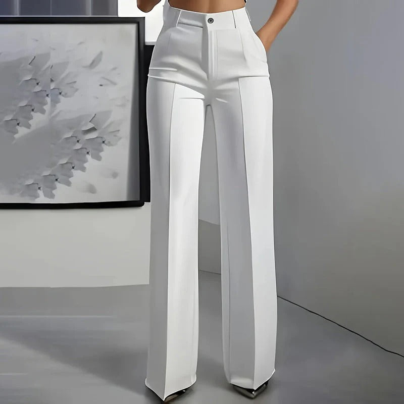 PANTALON ELEGANTE DE CINTURA ALTA PARA MUJER