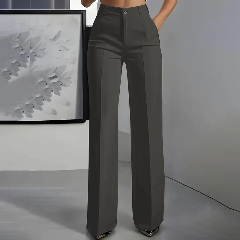 PANTALON ELEGANTE DE CINTURA ALTA PARA MUJER