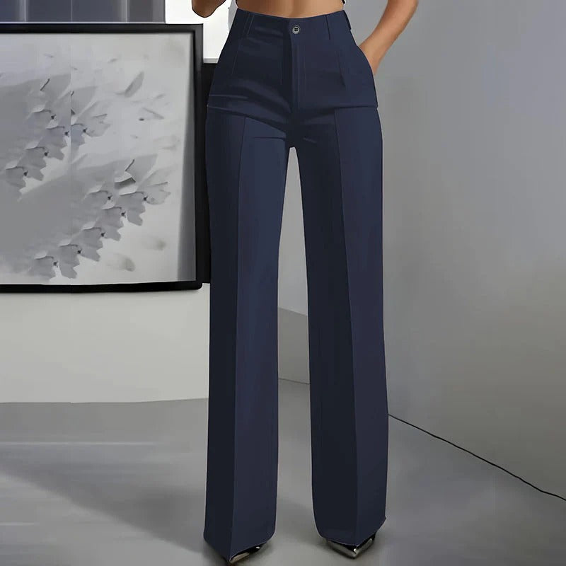 PANTALON ELEGANTE DE CINTURA ALTA PARA MUJER